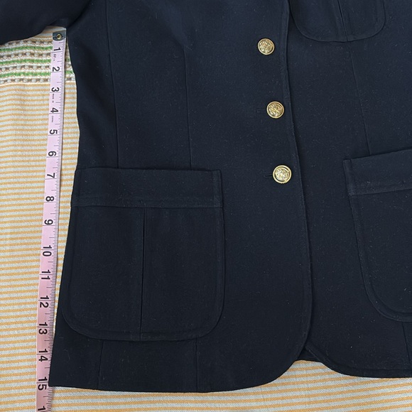 Vintage Steffi Pik New York Navy Style Blazer ~ Size Small - Picture 11 of 12